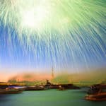fuochi d'artificio a San Pietroburgo 2021